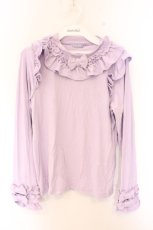 画像1: axes femme kawaii / フリルリボンカットプル M ラベンダー O-26-10-11-018-AX-TO-OW-OS (1)