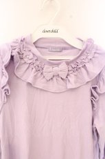 画像2: axes femme kawaii / フリルリボンカットプル M ラベンダー O-26-10-11-018-AX-TO-OW-OS (2)