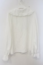 画像4: m petit by misako / AM マルエリフリルブラウス M シロ O-26-10-11-022-LO-BL-OW-OS (4)