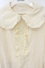画像2: m petit by misako / AM マルエリフリルブラウス M アイボリー O-26-10-11-025-LO-BL-OW-OS (2)