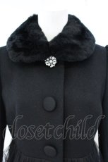 画像2: mille fille closet by LODISPOTTO / 天使のウールチュールコート M クロ O-26-10-11-026-LO-CO-OW-OS (2)