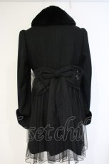 画像4: mille fille closet by LODISPOTTO / 天使のウールチュールコート M クロ O-26-10-11-026-LO-CO-OW-OS (4)