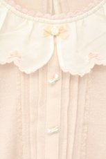 画像2: LIZ LISA / 起毛カット衿スカラップピタトップス  ピンク O-26-10-12-047-LO-TO-IG-OS (2)