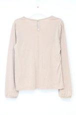 画像3: axes femme / シフォンヨークカットソー  ピンク×オフシロ O-26-10-12-049-AX-TO-IG-OS (3)