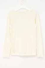 画像3: Amavel / レース配色カットソー  オフシロ O-26-10-12-053-CA-TO-IG-OS (3)
