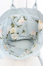 画像4: PINK HOUSE / ホワイトローズ刺繍バッグ  サックス O-26-10-12-1004-LO-BG-OW-OS (4)
