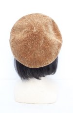 画像3: axes femme / ピン付きモールベレー 57.5cm キャメル O-26-10-12-1001-AX-AC-OW-OS (3)