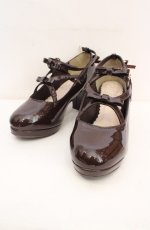 画像1: axes femme POETIQUE / レースアップパンプス L ブラウン O-26-10-12-1024-AX-SH-OW-OS (1)
