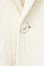 画像2: elements,H / Home アラン編みニットカーディガン メンズM アイボリー O-26-10-12-064-GO-TO-IG-OS (2)