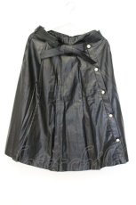 画像1: axes femme / エコレザープリーツスカート M クロ O-26-10-12-068-AX-SK-IG-OS (1)
