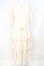 画像5: PINK HOUSE / クロスステッチロゴ刺繍ワンピース  アイボリー O-26-10-12-006-LO-OP-OW-OS (5)