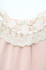 画像2: axes femme / 肩リボンレースタンク M ピンク O-26-10-12-077-AX-TO-IG-OS (2)