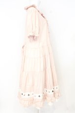 画像4: PINK HOUSE / トランプスート刺しゅう使いワンピース  ピンク O-26-10-12-007-LO-OP-OW-OS (4)