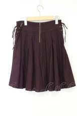 画像3: Ozz oneste / サイドレースアップスカート  パープル O-26-10-12-086-OO-SK-IG-OS (3)