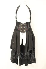 画像1: Ozz oneste / Rose Festa！コルセットスカート  ブラック O-26-10-12-093-OO-SK-IG-OS (1)