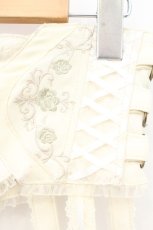 画像3: Ozz oneste / 薔薇刺繍入りクリノリンスカート  オフホワイト O-26-10-12-094-OO-SK-IG-OS (3)