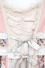 画像2: axes femme / ローズストライプフロントリボンワンピース M ピンク O-26-10-12-008-AX-OP-IG-OS (2)
