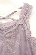 画像2: axes femme / 2WAYクロス総レースタンク F ラベンダー O-26-10-12-016-AX-TO-OW-OS (2)