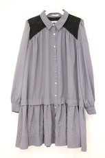 画像1: axes femme POETIQUE / レースデザインチュニック M ラベンダー O-26-10-12-020-AX-OP-OW-OS (1)
