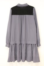 画像3: axes femme POETIQUE / レースデザインチュニック M ラベンダー O-26-10-12-020-AX-OP-OW-OS (3)