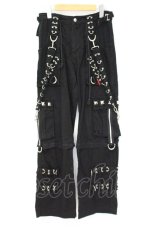 画像1: TRIPP NYC / リング配色ギミックパンツ XXS ブラック O-26-10-13-045-PU-PA-OW-OS (1)