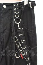 画像2: TRIPP NYC / リング配色ギミックパンツ XXS ブラック O-26-10-13-045-PU-PA-OW-OS (2)