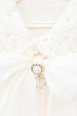 画像2: couture BY ROJITA / キラキラカラーブラウス F シロ O-26-10-13-054-LO-BL-OW-OS (2)
