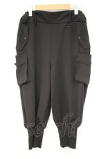 画像1: Deorart / クロップドジャージーサルエルパンツ M ブラック O-26-10-13-010-PU-PA-IG-OS (1)