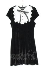画像1: KILLSTAR /ATER DRESS（スケータードレス） M ブラック×ホワイト O-26-10-13-016-PU-OP-IG-OS (1)