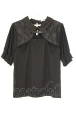 画像1: axes femme / ベルト付リブトップス F クロ O-26-10-13-026-AX-TO-IG-OS (1)