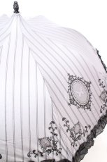 画像2: Lumiebre / 【Sheglit コラボ】emblem-of-ulysses-noiミニ折りたたみパゴタ傘・日傘  グレー×ブラック O-26-10-14-019-LO-ZA-IG-OS (2)