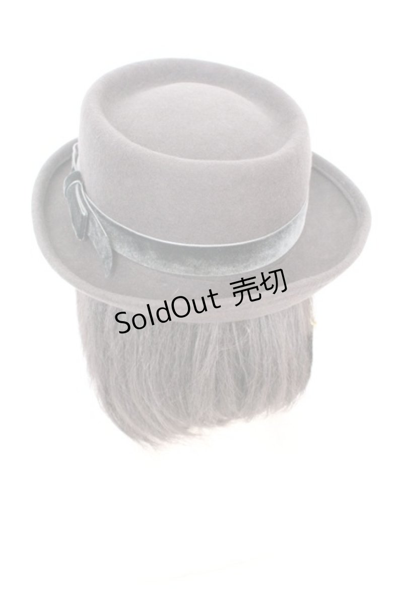 画像3: Jane Marple Dans Le Salon / Wool crumple hat　キャノティエ  チャコールグレー O-26-10-14-026-JM-AC-OW-OS (3)