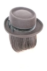 画像3: Jane Marple Dans Le Salon / Wool crumple hat　キャノティエ  チャコールグレー O-26-10-14-026-JM-AC-OW-OS (3)