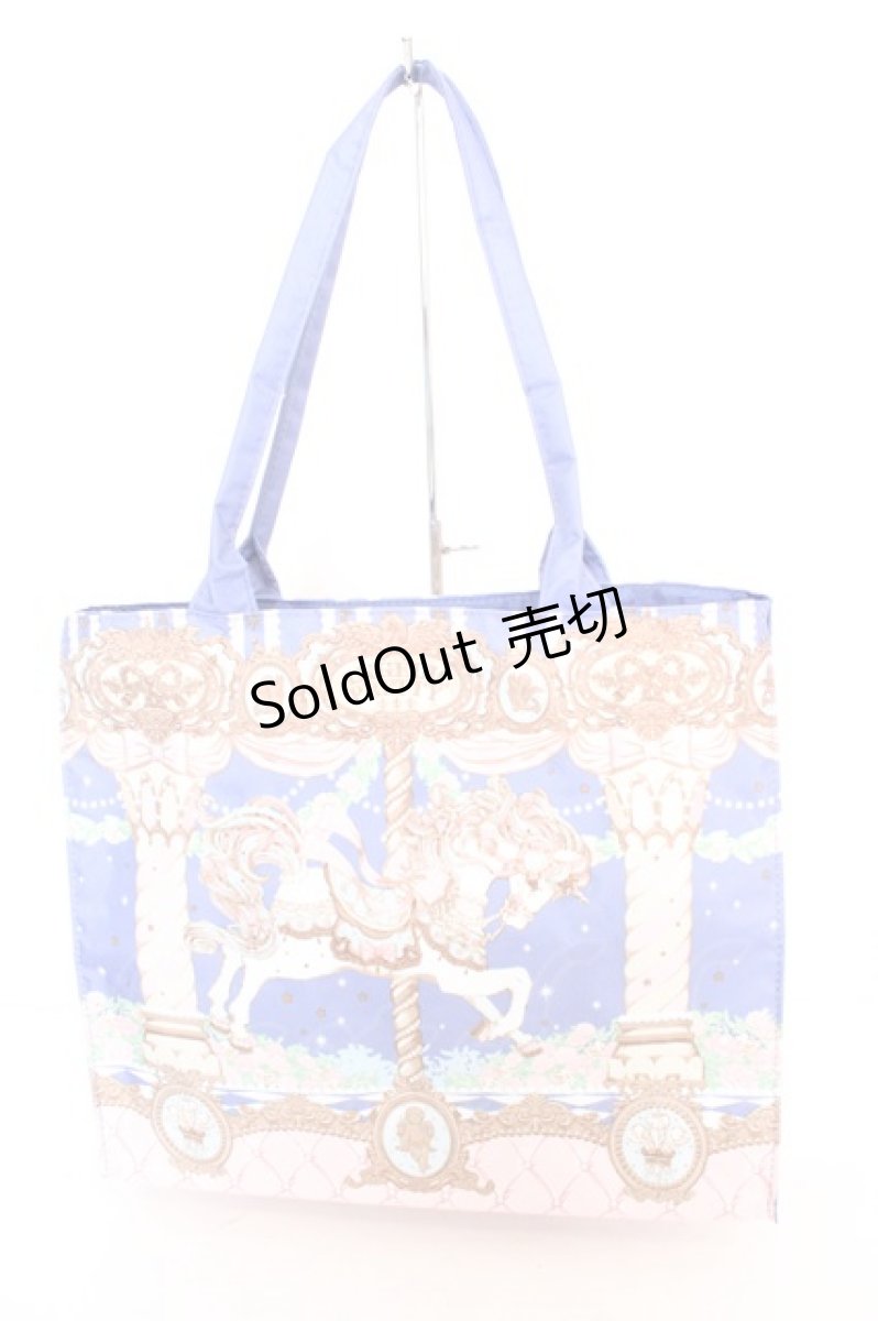 画像1: Angelic Pretty / 2014年ムック本付録 Day Dream Carnivalビッグトートバッグ  ブルー系 O-26-10-14-032-AP-BG-IG-OS (1)