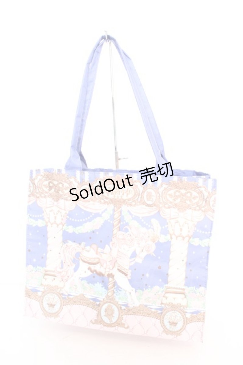 画像2: Angelic Pretty / 2014年ムック本付録 Day Dream Carnivalビッグトートバッグ  ブルー系 O-26-10-14-032-AP-BG-IG-OS (2)