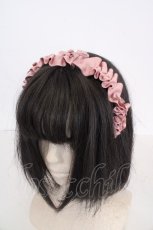 画像1: m petit by misako / AMギャザーカチューシャ  ピンク O-26-10-15-041-LO-AC-IG-OS (1)