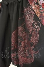 画像5: Qutie Frash / 【気楡茶閃洸】サルエルパンツ  ブラック×レッド O-26-10-15-1064-QU-PA-IG-OS (5)