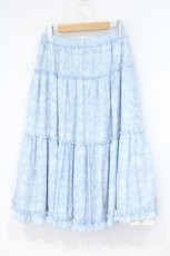 画像3: m petit by misako / NINA'Sギャザースカート L サックス×アイボリー O-26-10-15-1067-LO-SK-IG-OS (3)