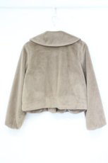 画像3: axes femme POETIQUE / リボン金具ファーコート M ブラウン O-26-10-15-1073-AX-CO-IG-OS (3)