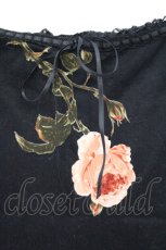 画像2: PINK HOUSE / ローズ柄はしごレースキャミソール  クロ O-26-10-15-1080-LO-TO-IG-OS (2)