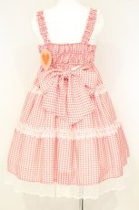 画像5: BABY,THE STARS SHINE BRIGHT / Fluffy Gingham Heart ベビードール  えんじ O-26-10-17-002-BA-OP-OW-OS (5)