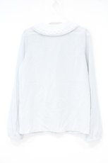 画像3: Ank Rouge / カットワーク丸襟ブラウス M グレー O-26-10-17-065-CA-BL-OW-OS (3)