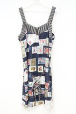 画像1: MILK / Vintage Stampドレス  ネイビー O-26-10-17-067-ML-OP-OW-OS (1)