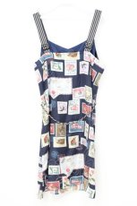 画像3: MILK / Vintage Stampドレス  ネイビー O-26-10-17-067-ML-OP-OW-OS (3)