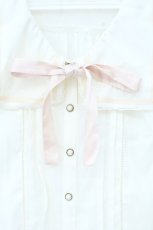 画像2: Ank Rouge / 刺繍衿ブラウス M キナリ O-26-10-17-068-CA-BL-OW-OS (2)