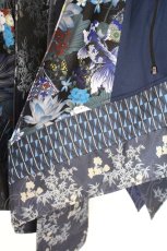 画像3: Qutie Frash / オフショルアシメ着物カーデ  ブルー O-26-10-17-017-QU-TO-OW-OS (3)
