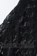 画像4: axes femme / ドロストリボン総レースボレロ F クロ O-26-10-18-1003-AX-TO-IG-OS (4)