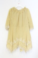 画像2: axes femme / 裾刺繍イレヘムブラウスチュニック M イエロー O-26-10-18-1006-AX-TO-IG-OS (2)