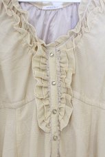 画像3: axes femme / 裾刺繍イレヘムブラウスチュニック M イエロー O-26-10-18-1006-AX-TO-IG-OS (3)