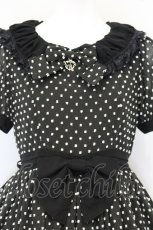 画像2: BABY,THE STARS SHINE BRIGHT / スノードットシフォンワンピース  クロ O-26-10-18-012-BA-OP-OW-OS (2)